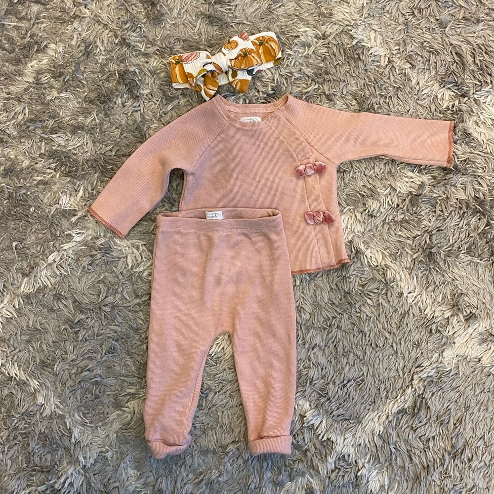 Mud Pie Pumpkin Waffle 3 Piece Set